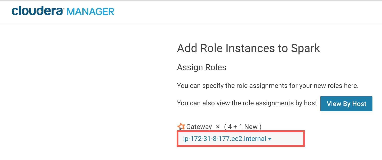 Verify the hostname UI
screenshot example
